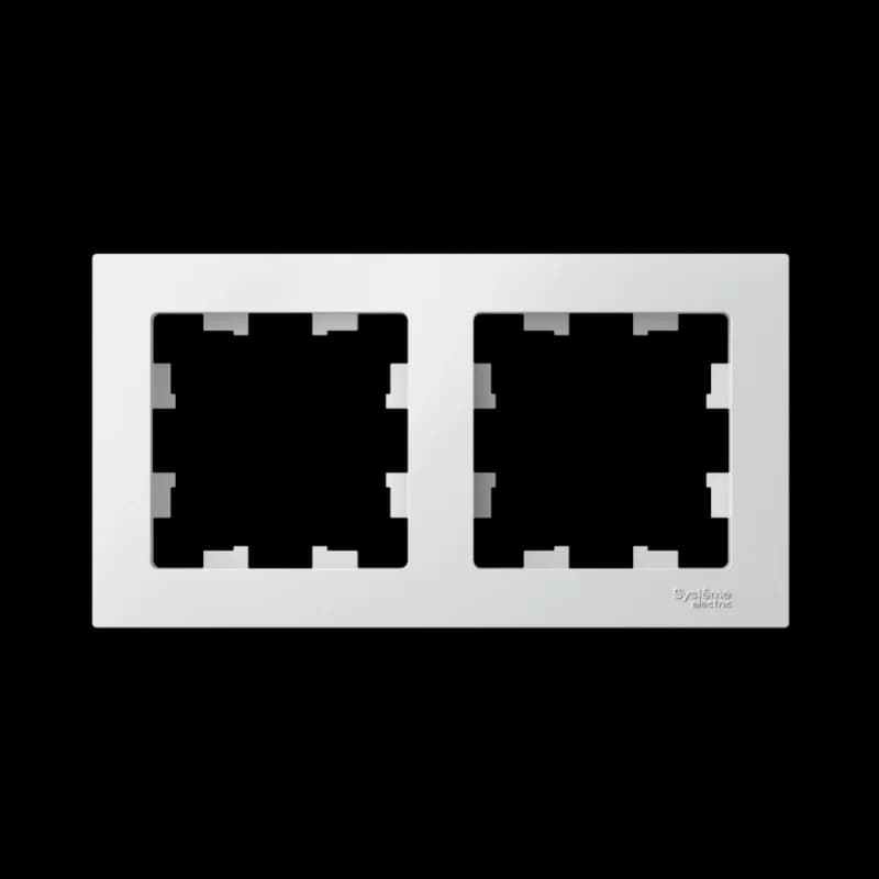 Рамка двойная Atlasdesign, белый