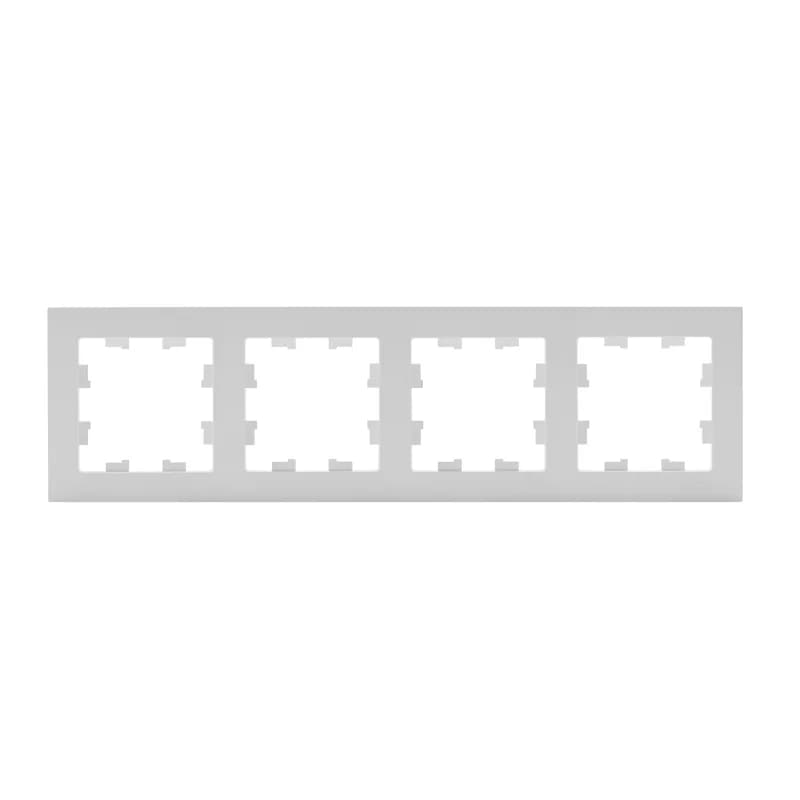 Рамка четверная Atlasdesign, белый