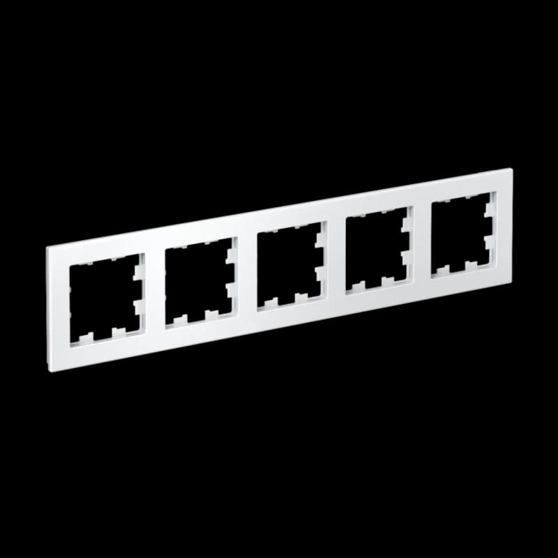 Рамка пятерная Atlasdesign, белый