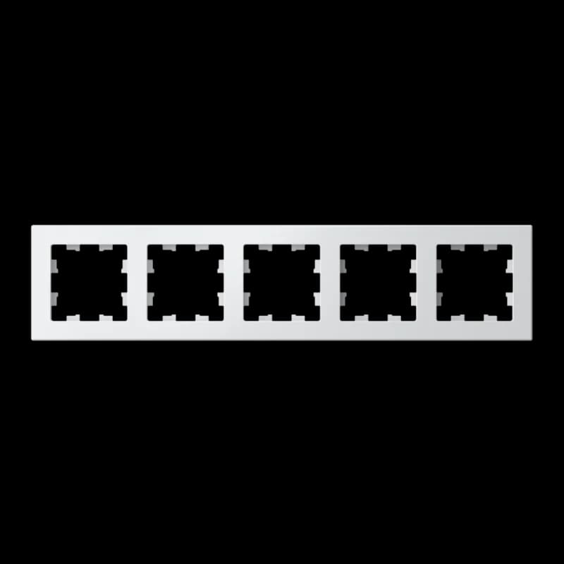 Рамка пятерная Atlasdesign, белый