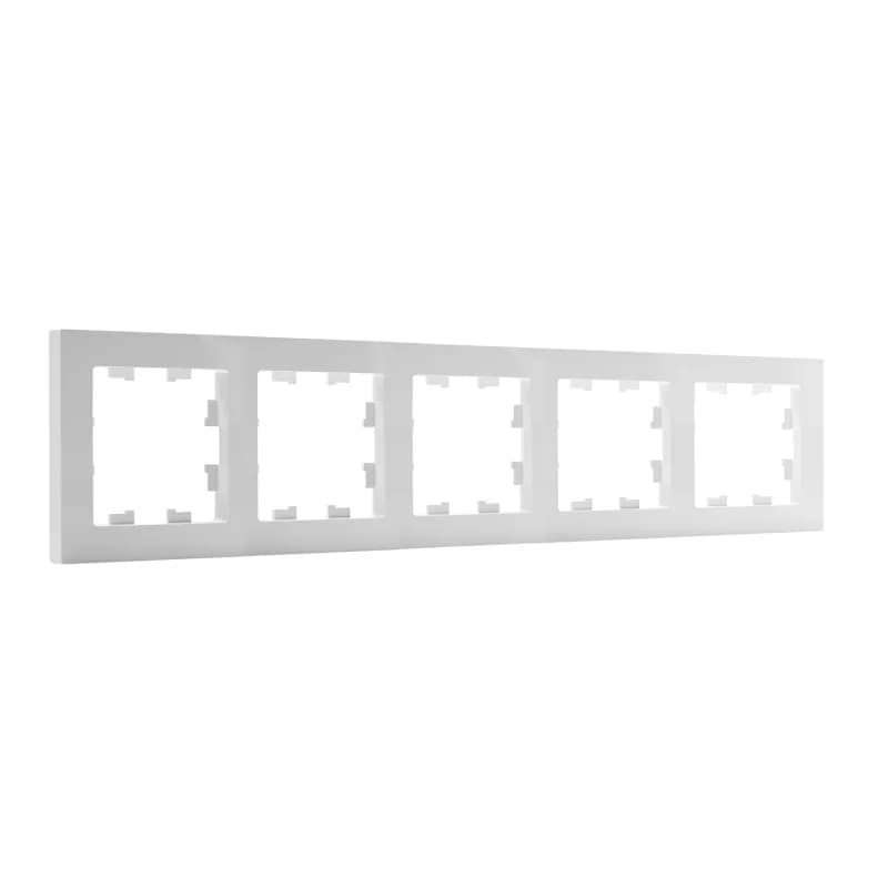 Рамка пятерная Atlasdesign, белый