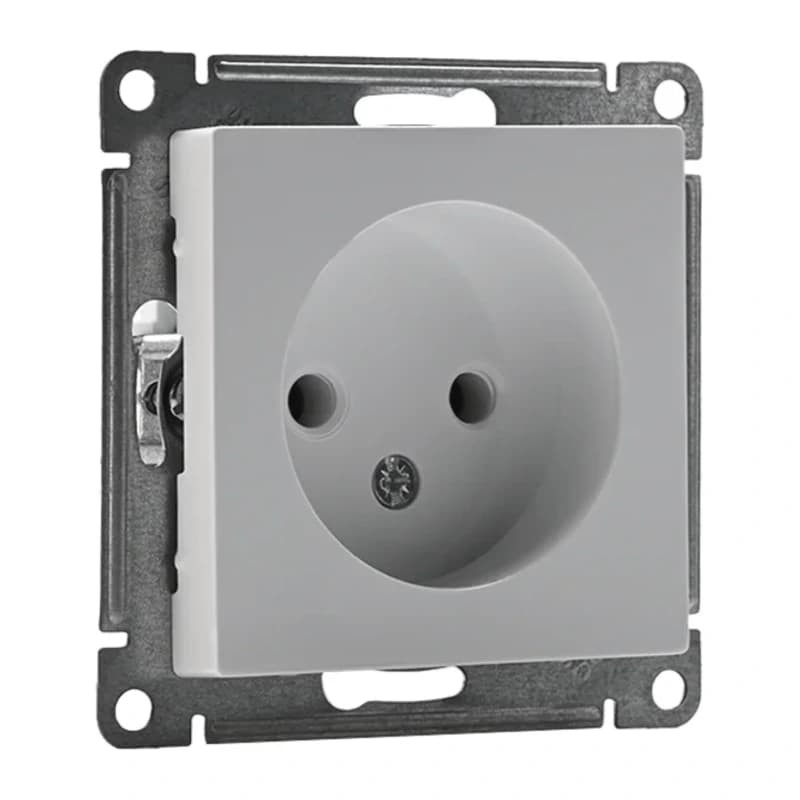 Розетка без заземления Atlasdesign 16А, белый