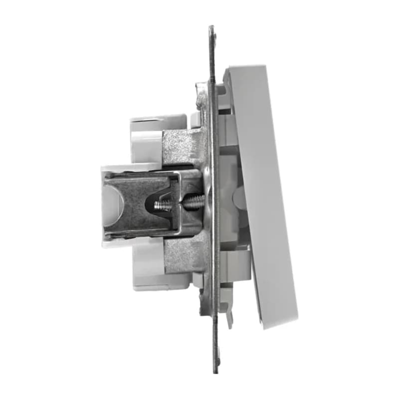 Выключатель двухклавишный Schneider Atlasdesign 10А, белый