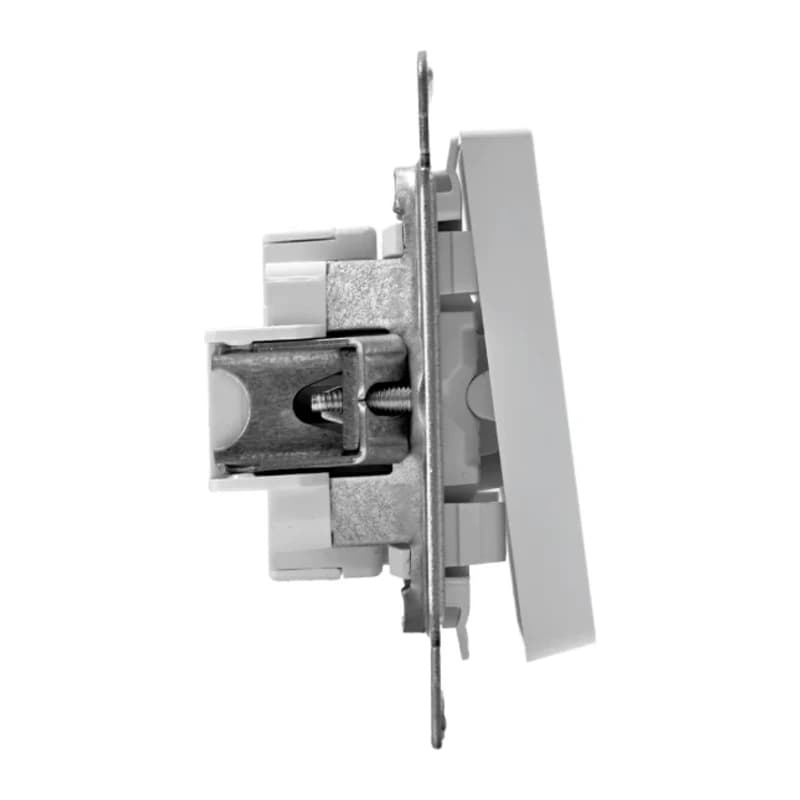 Выключатель одноклавишный проходной Schneider Atlasdesign 10А, белый