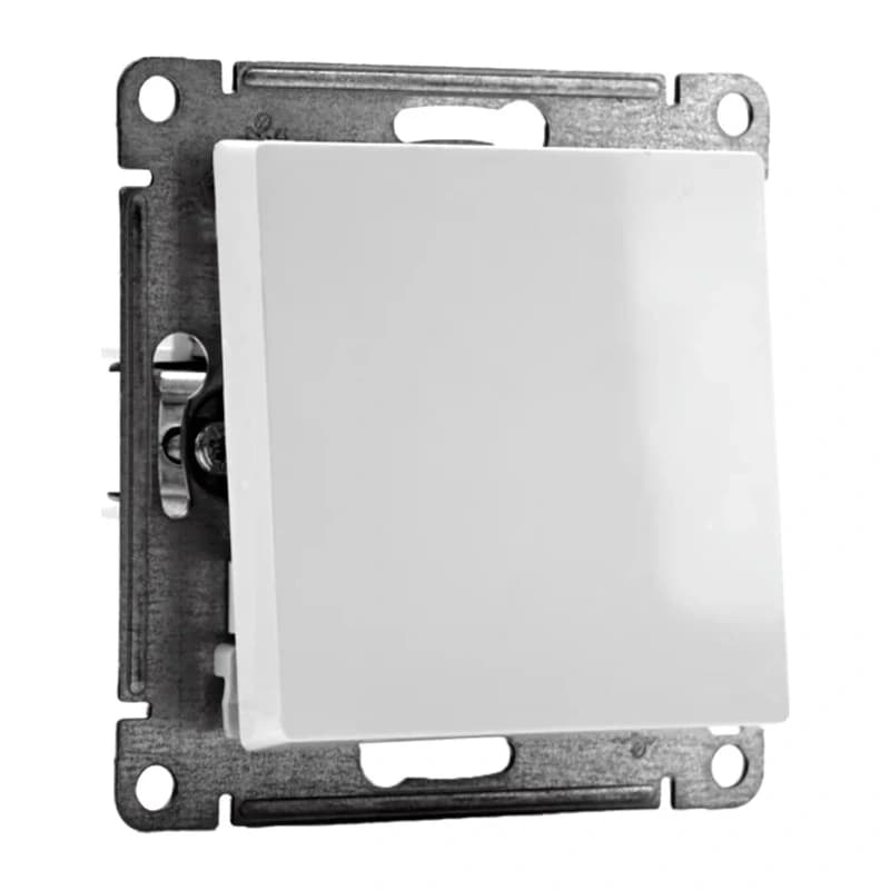 Выключатель одноклавишный перекрестный Schneider Atlasdesign 10А, белый