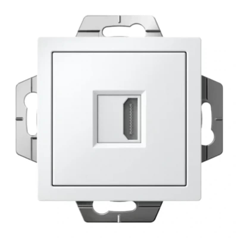 Розетка HDMI одинарная Atlasdesign, белый