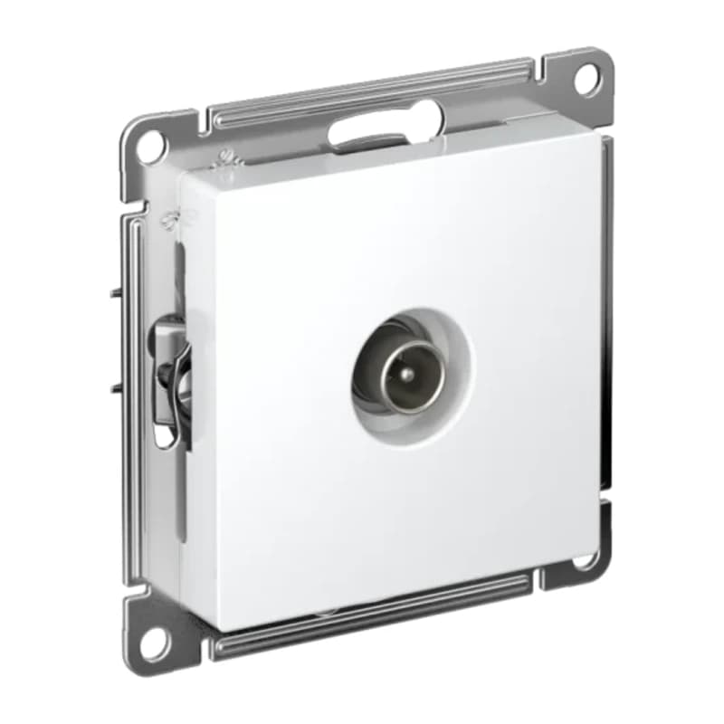 Розетка TV проходная Atlasdesign 4DB, белый