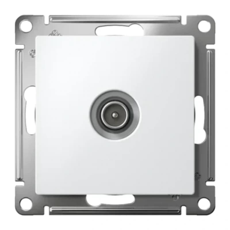 Розетка TV проходная Atlasdesign 4DB, белый