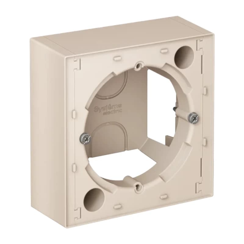 Коробка накладного монтажа Atlasdesign, бежевый