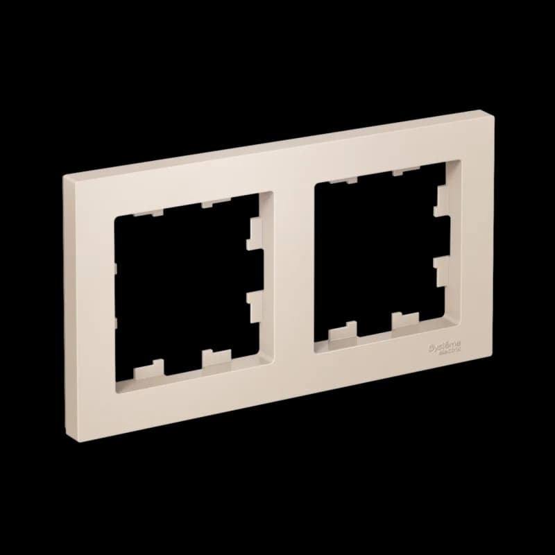 Рамка двойная Atlasdesign, бежевый