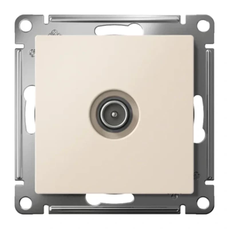 Розетка TV оконечная Atlasdesign 1DB, бежевый