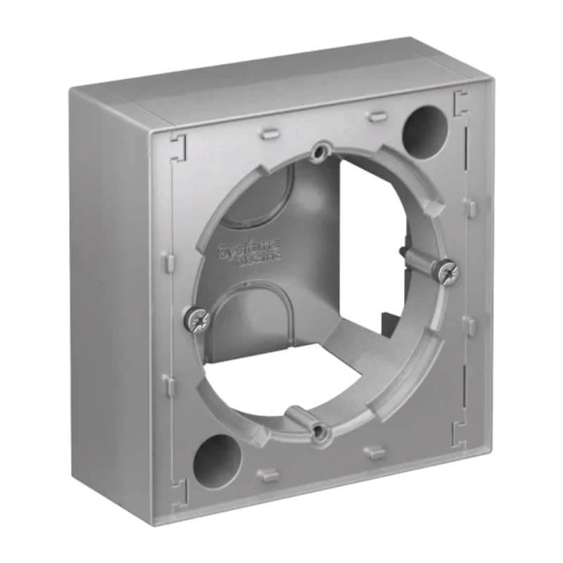 Коробка накладного монтажа Atlasdesign, алюминий