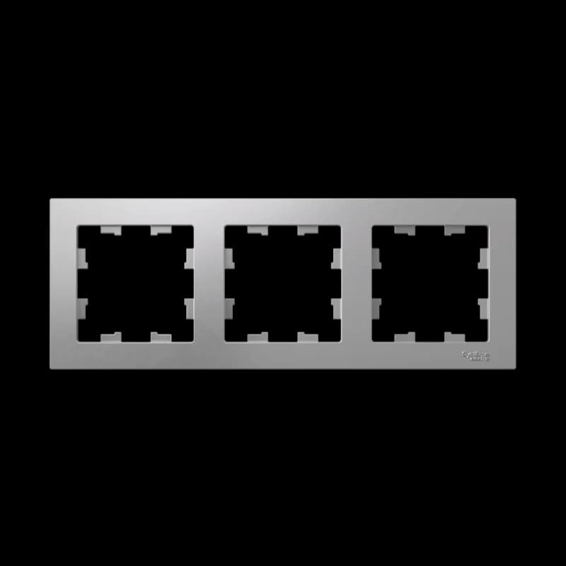 Рамка тройная Atlasdesign, алюминий