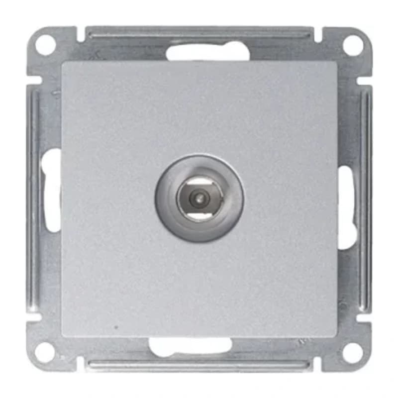 Розетка TV одиночная Atlasdesign, алюминий