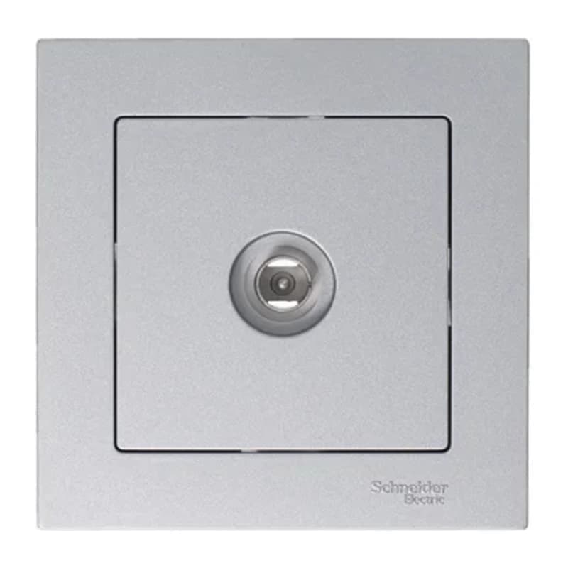 Розетка TV одиночная Atlasdesign, алюминий