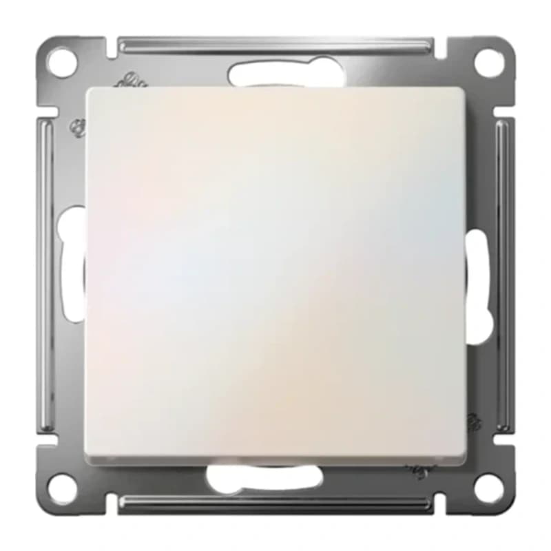 Выключатель одноклавишный проходной Schneider Atlasdesign 10А, быстрозажим. клем., жемчуг