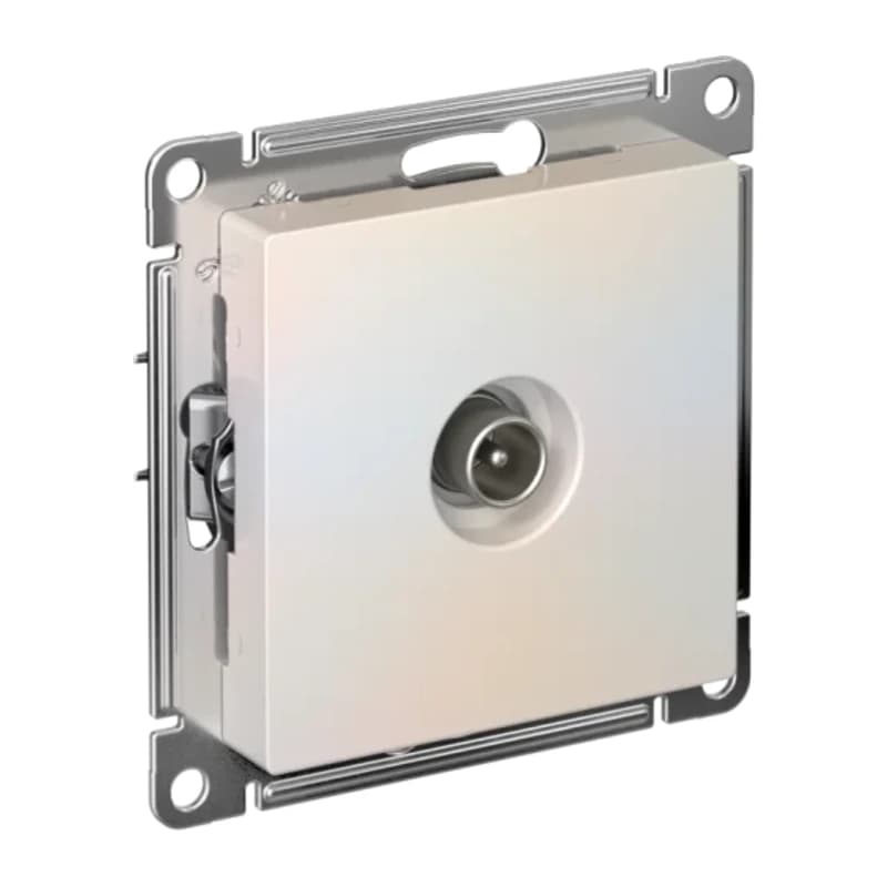 Розетка TV одиночная Atlasdesign, жемчуг