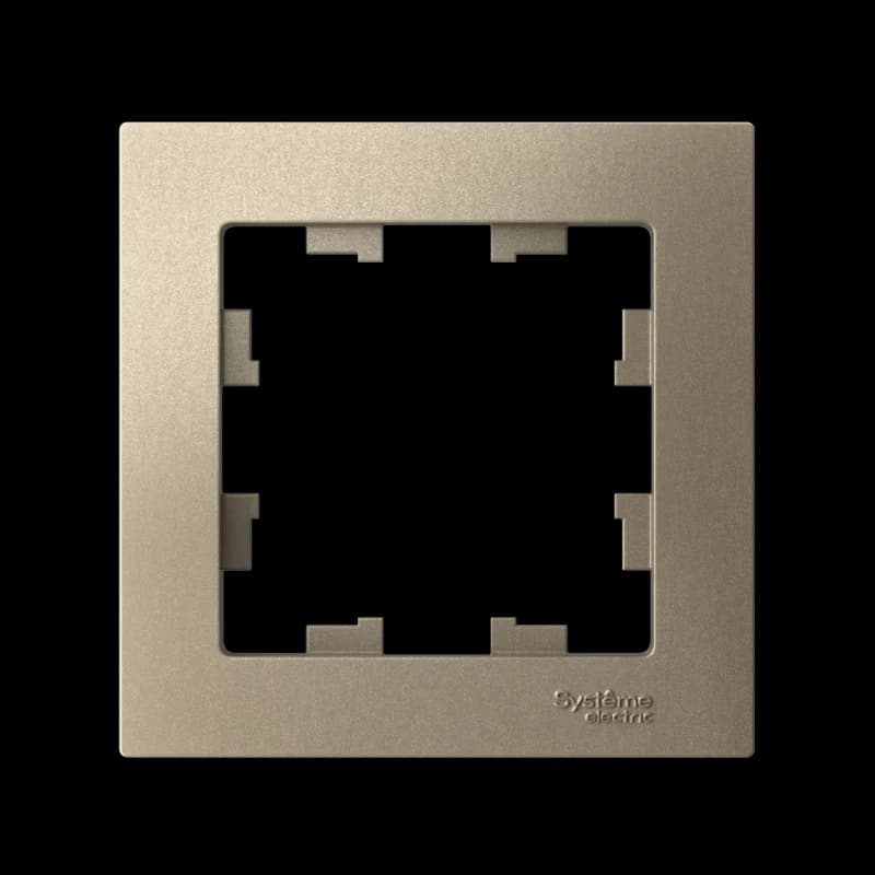 Рамка одинарная Atlasdesign, шампань