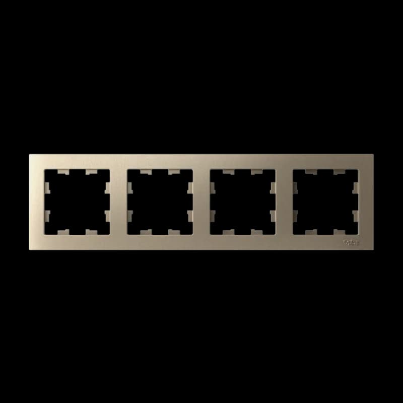 Рамка четверная Atlasdesign, шампань