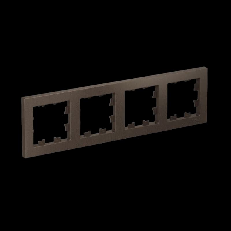 Рамка четверная Atlasdesign, мокко