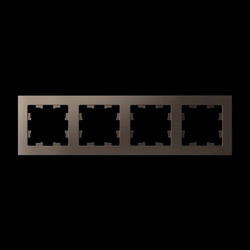 Рамка четверная Atlasdesign, мокко