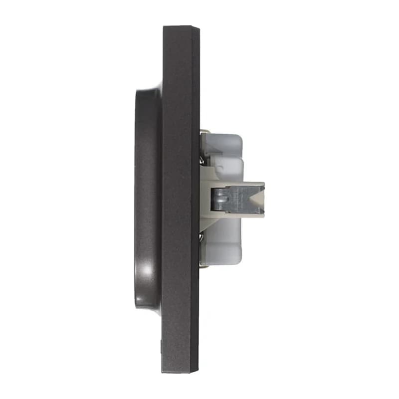 Розетка двойная с заземлением в сборе Atlasdesign 16А, мокко