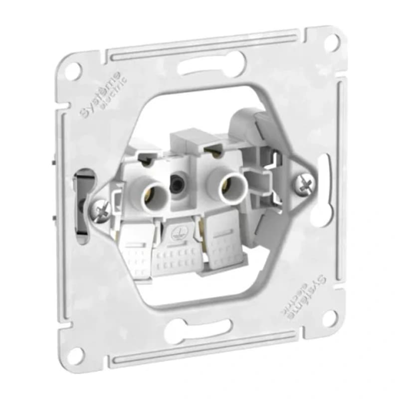 Розетка без заземления Atlasdesign 16А, быстрозажим. клем., мокко