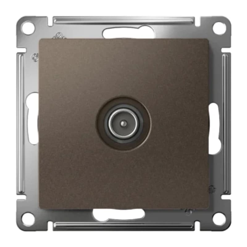 Розетка TV оконечная Atlasdesign 1DB, мокко