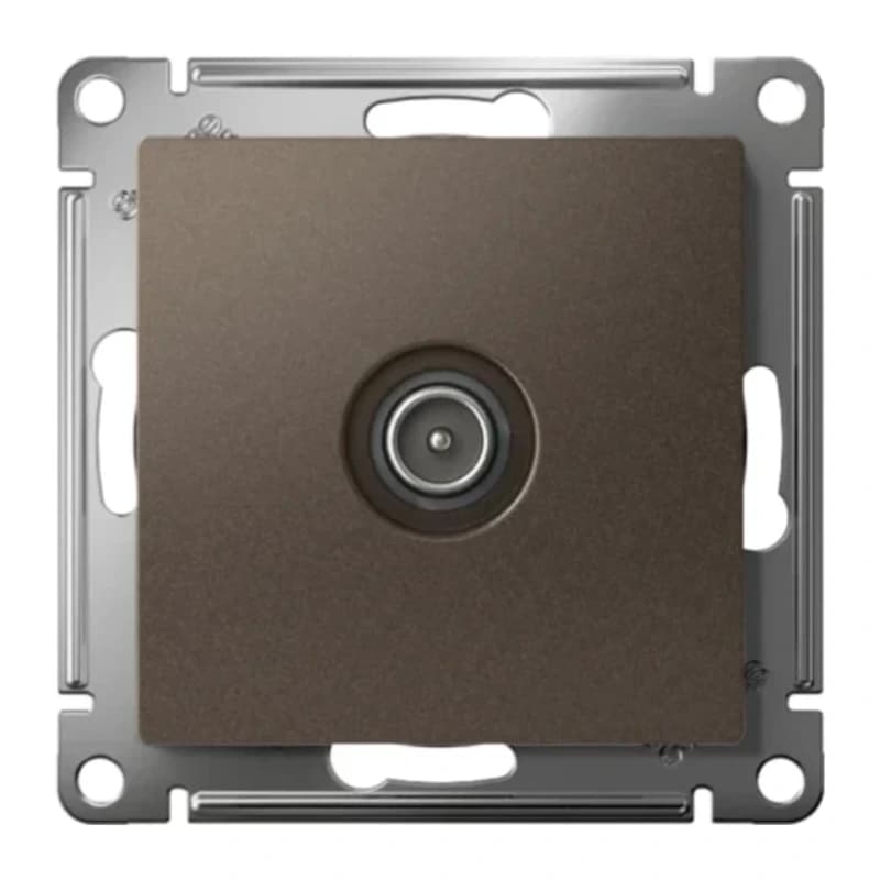 Розетка TV одиночная Atlasdesign, мокко