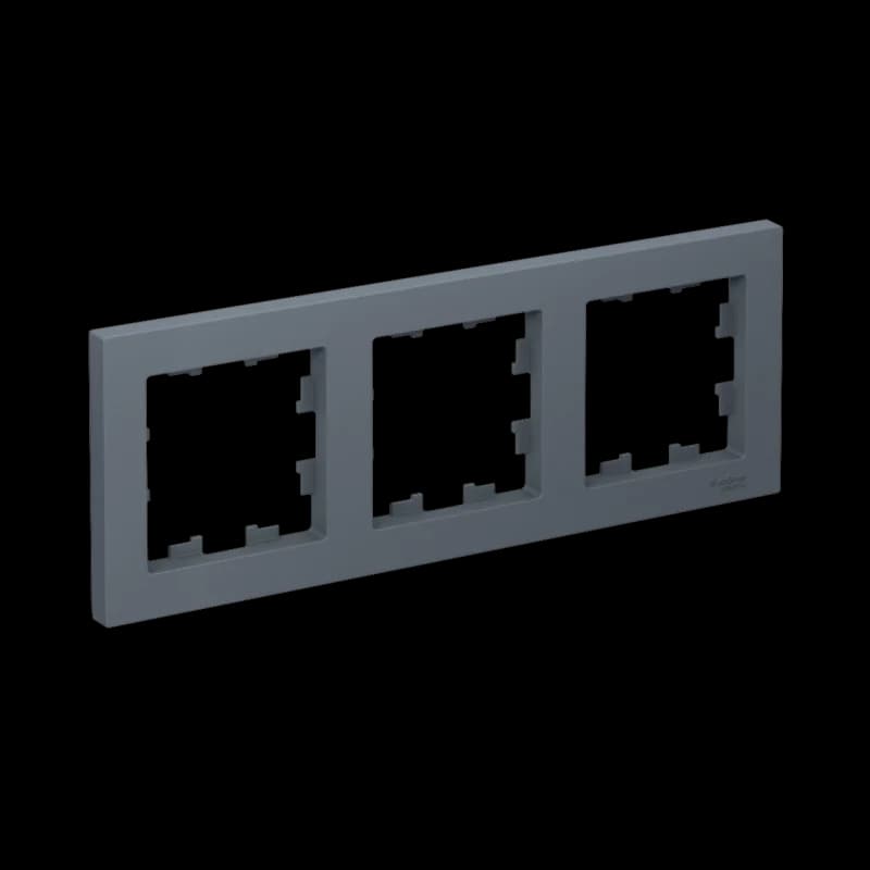 Рамка тройная Atlasdesign, грифель