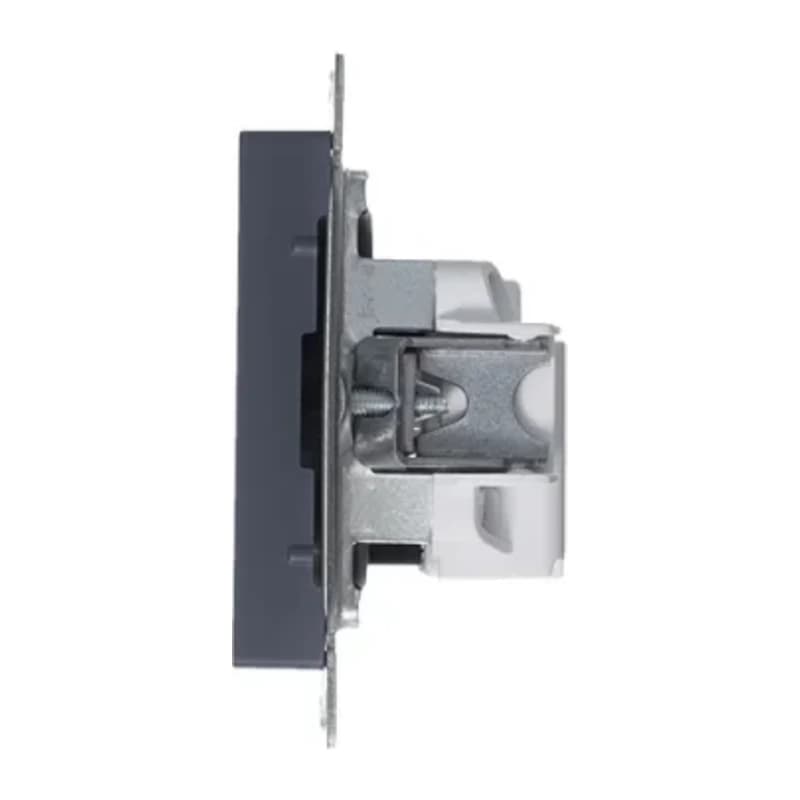 Розетка без заземления Atlasdesign 16А, грифель