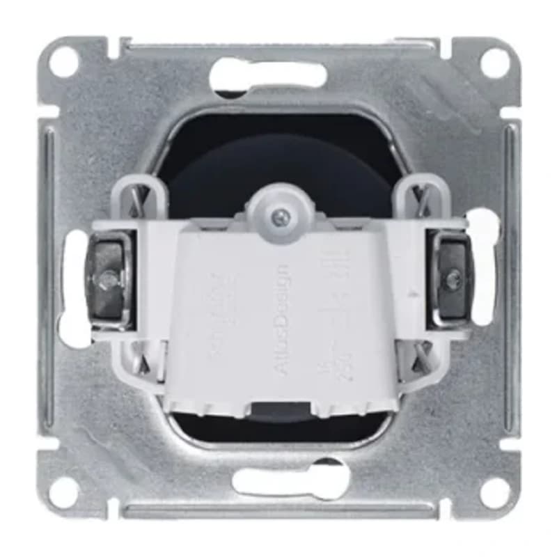 Розетка без заземления Atlasdesign 16А, грифель