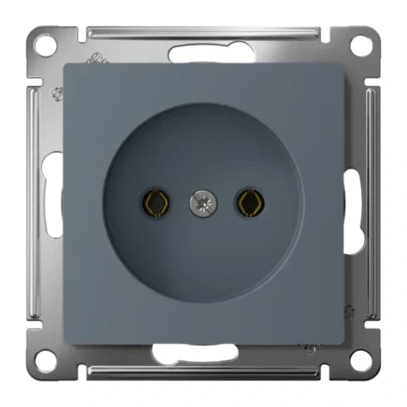 Розетка без заземления Atlasdesign 16А, быстрозажим. клем., грифель