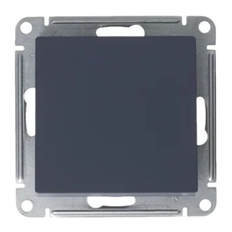 Выключатель одноклавишный перекрестный Schneider Atlasdesign 10А, грифель