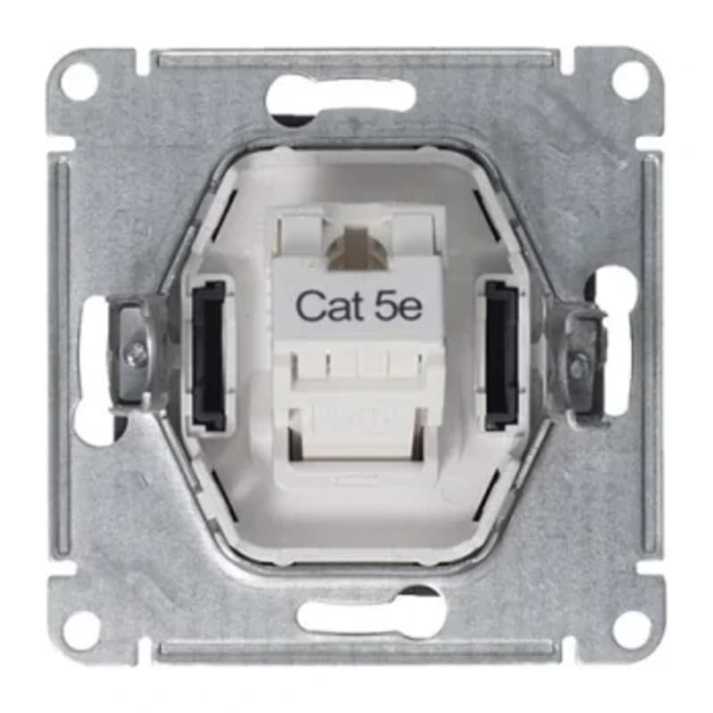 Розетка компьютерная одинарная Atlasdesign RJ45 5 кат., грифель