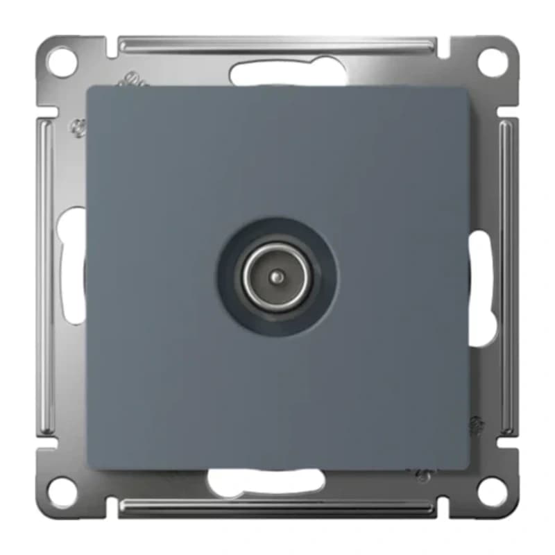 Розетка TV оконечная Atlasdesign 1DB, грифель