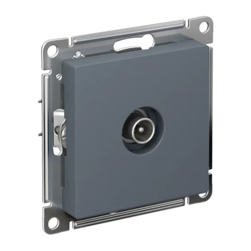 Розетка TV одиночная Atlasdesign, грифель