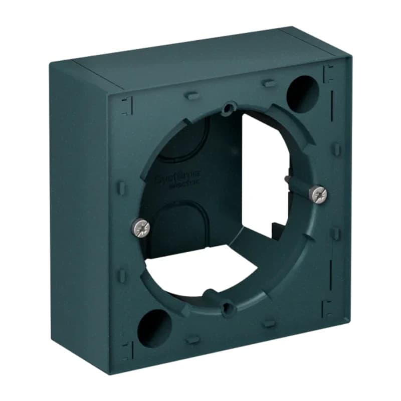 Коробка накладного монтажа Atlasdesign, изумруд