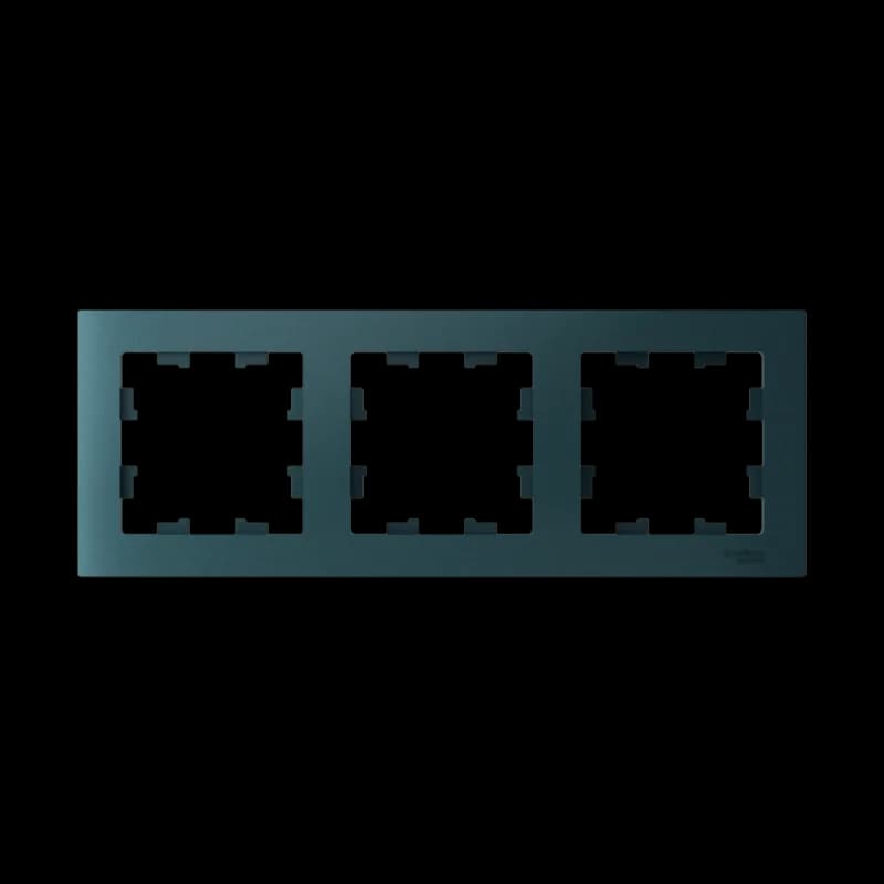 Рамка тройная Atlasdesign, изумруд