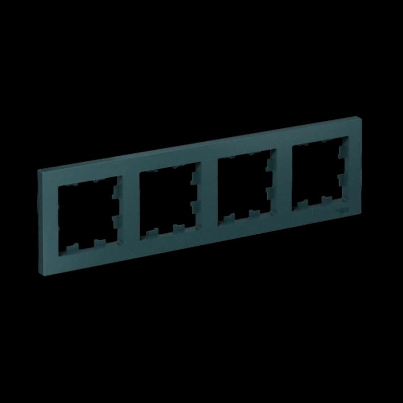 Рамка четверная Atlasdesign, изумруд