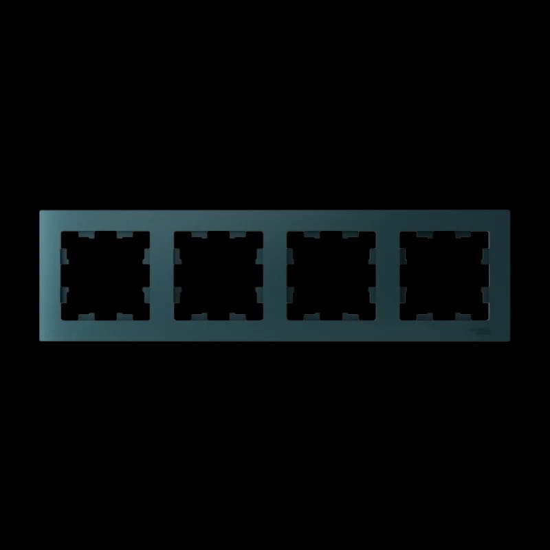 Рамка четверная Atlasdesign, изумруд