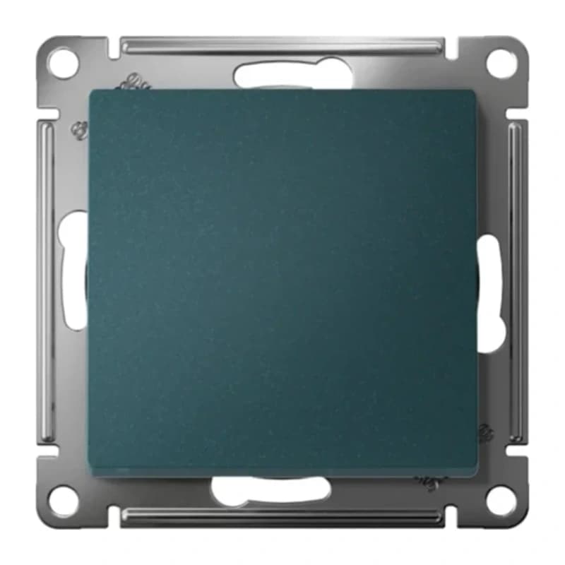 Выключатель одноклавишный проходной Schneider Atlasdesign 10А, быстрозажим. клем., изумруд