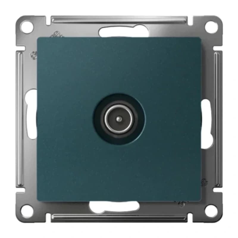 Розетка TV оконечная Atlasdesign 1DB, изумруд