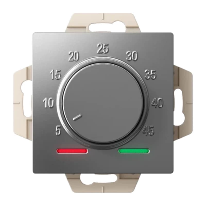 Регулятор теплого пола с датчиком пола Atlasdesign 10А, сталь