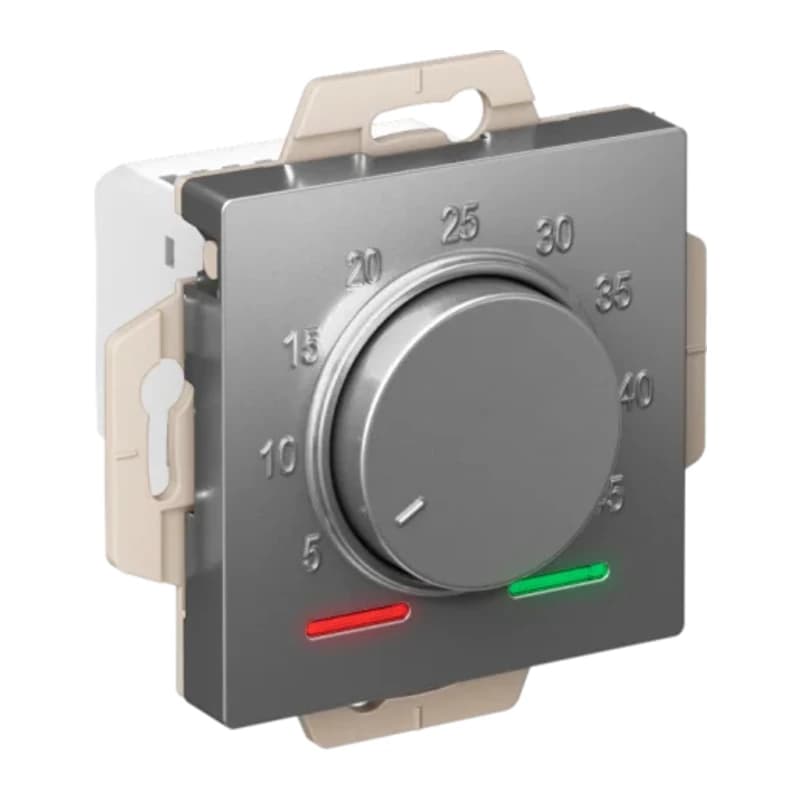 Регулятор теплого пола с датчиком пола Atlasdesign 10А, сталь