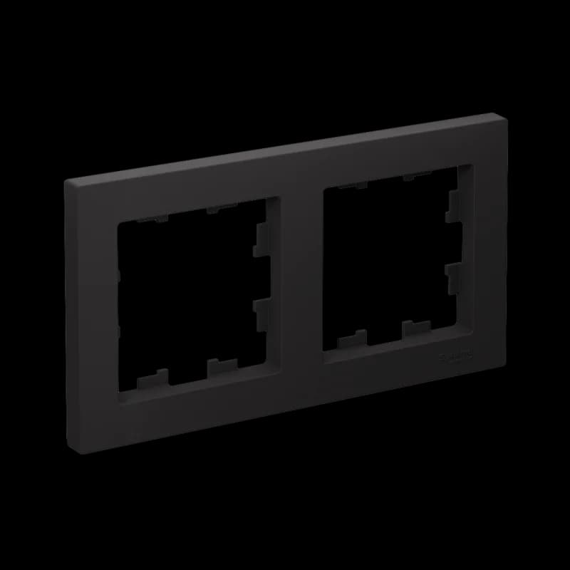 Рамка двойная Atlasdesign, карбон