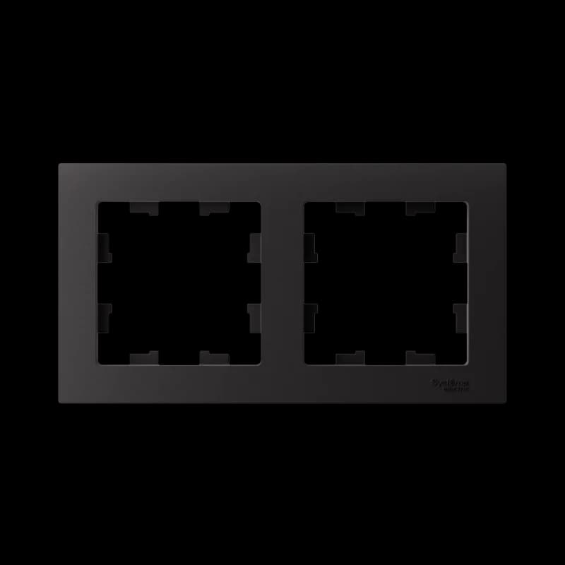 Рамка двойная Atlasdesign, карбон