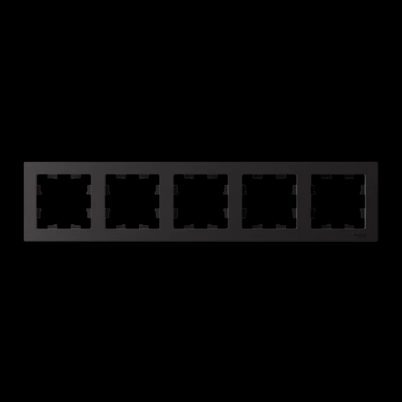 Рамка пятерная Atlasdesign, карбон