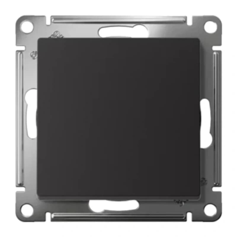 Выключатель одноклавишный перекрестный Schneider Atlasdesign 10А, карбон