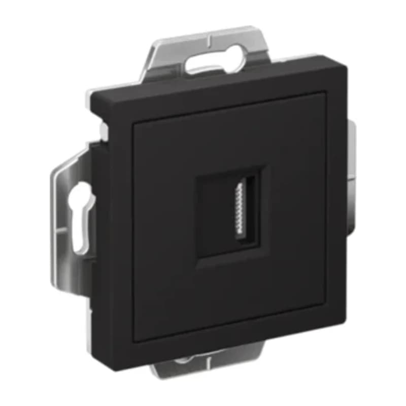 Розетка HDMI одинарная Atlasdesign, карбон